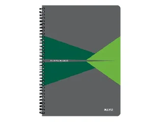 Spirálfüzet, A4, vonalas, 90 lap, PP borító, LEITZ 