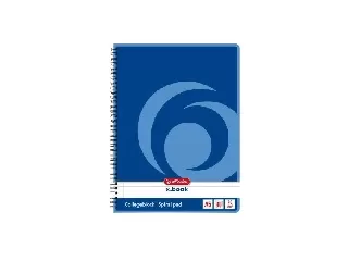 Spirálfüzet A5 / 80 lap, lyukasztott, perforált, vonalas