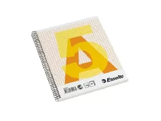 Spirálfüzet, A5, kockás, 70 lap, ESSELTE