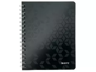 Spirálfüzet, A5, kockás, 80 lap, LEITZ 