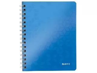 Spirálfüzet, A5, kockás, 80 lap, LEITZ 