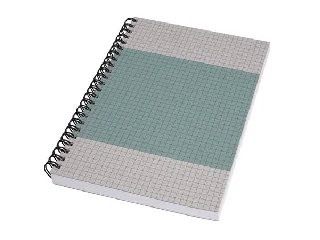 Spirálfüzet, A5, kockás, 80 lap, puhafedeles, SIGEL