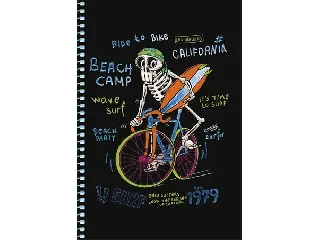 Spirálfüzet, A5, kockás, 80 lap, SHKOLYARYK