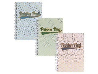 Spirálfüzet, A5, vonalas, 100 lap, PUKKA PAD