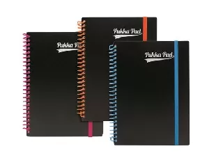 Spirálfüzet, A5, vonalas, 100 lap, PUKKA PAD, 