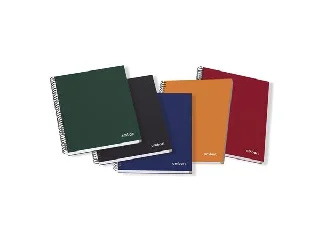 Spirálfüzet, A5, vonalas, 120 lap, keményfedeles, AMBAR 