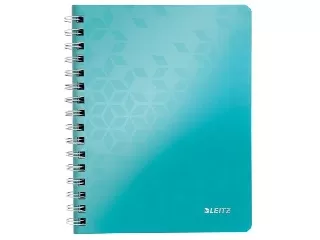 Spirálfüzet, A5, vonalas, 80 lap, LEITZ 