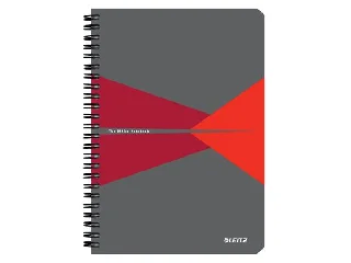 Spirálfüzet, A5, vonalas, 90 lap, laminált karton borító, LEITZ 