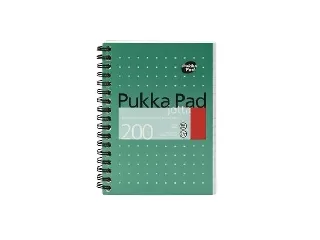 Spirálfüzet, A6, vonalas, 100 lap, PUKKA PAD, 