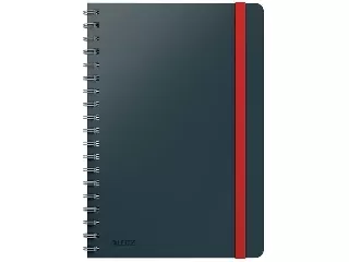 Spirálfüzet, B5, vonalas, 80 lap, LEITZ, 