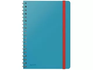 Spirálfüzet, B5, vonalas, 80 lap, LEITZ, 