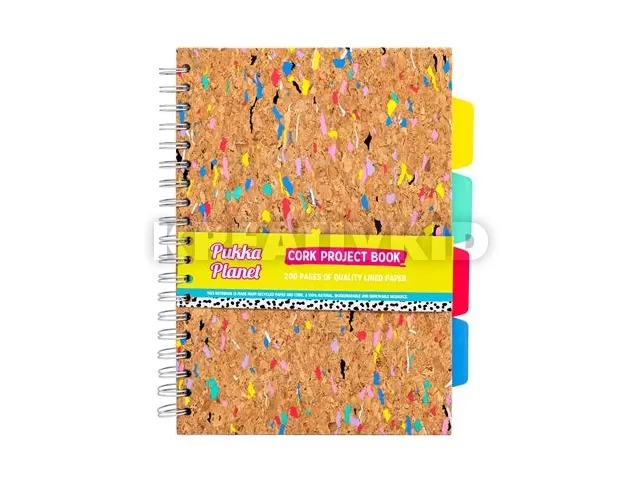 Spirálfüzet, B5, vonalas, elválasztóval, 100 lap, PUKKA PADS 