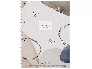 Spirálfüzet, vonalas, A4+, 80 lap, SHKOLYARYK barna- kék 