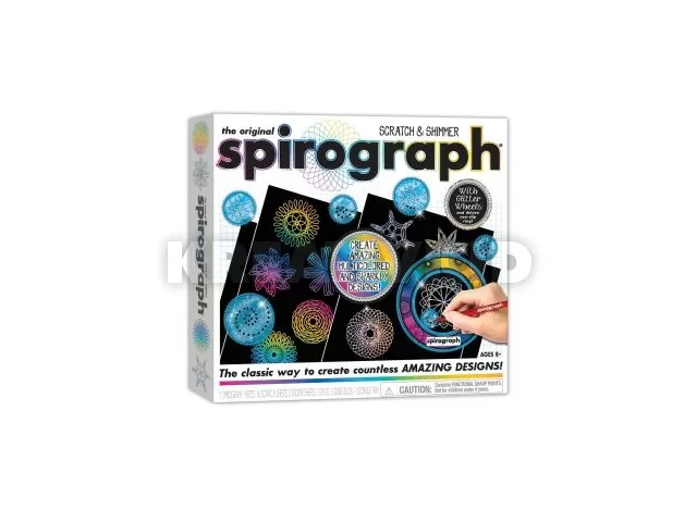 Spirográf szett - Karc és ragyogás