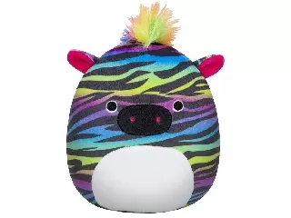 Squishmallows 20 cm - Safiyah a szivárványos zebra