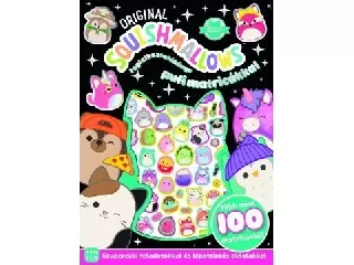 Squishmallows: Foglalkoztatókönyv pufi matricákkal