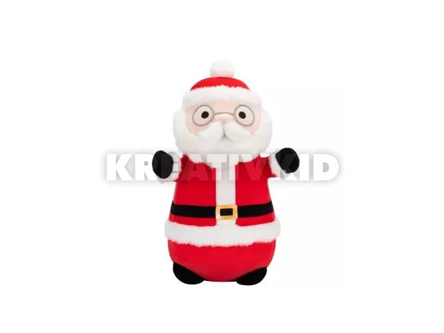 Squishmallows Hugmees 25 cm - Nick a mikulás szemüvegben