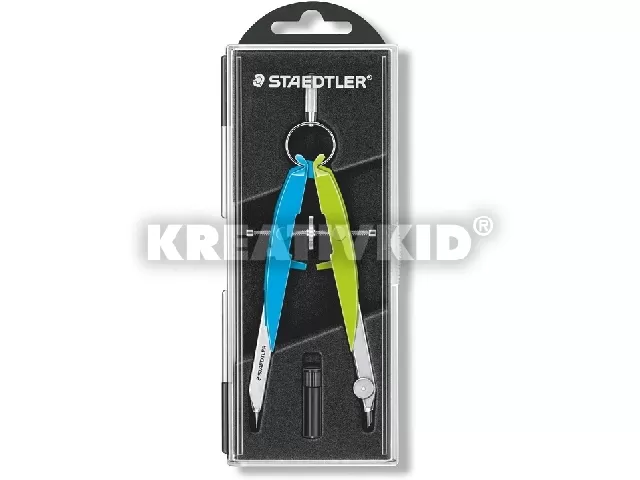 Staedtler - 2 darabos precíziós körző készlet - neon kék-zöld