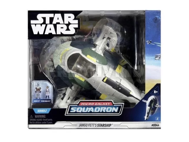 Star Wars - Csillagok háborúja Micro Galaxy Squadron 20 cm-es jármű figurával - Jango Fett űrhajója