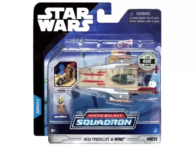 Star Wars - Csillagok háborúja Micro Galaxy Squadron 8 cm-es jármű figurával - Hera Syndulla's A-Wing - Limitált kiadás