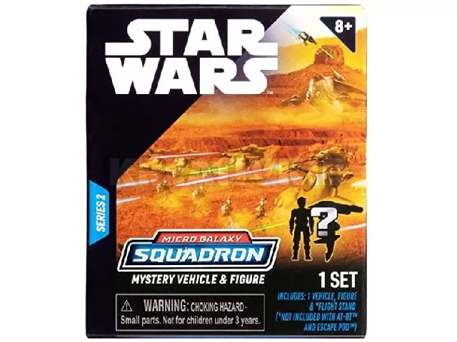 Star Wars - Csillagok háborúja Micro Galaxy Squadron meglepetés jármű figurával 5 cm - Series 2