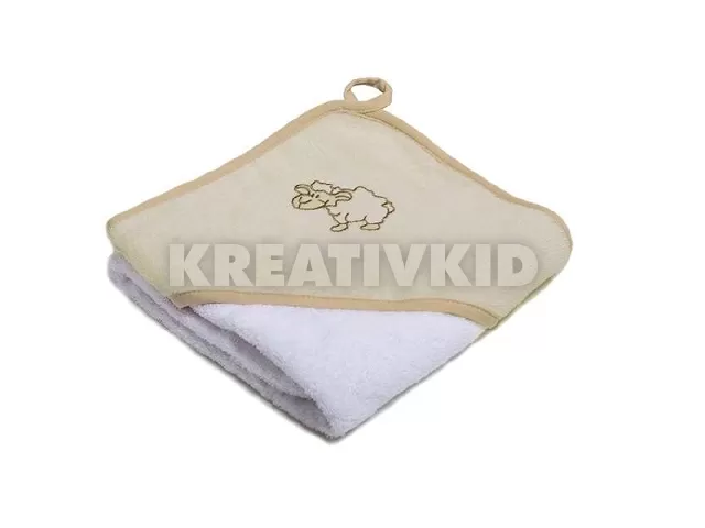 Stella fürdõlepedõ hímzett 80x80cm drapp-fehér bari