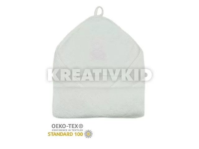 Stella fürdõlepedõ hímzett 80x80cm fehér maci