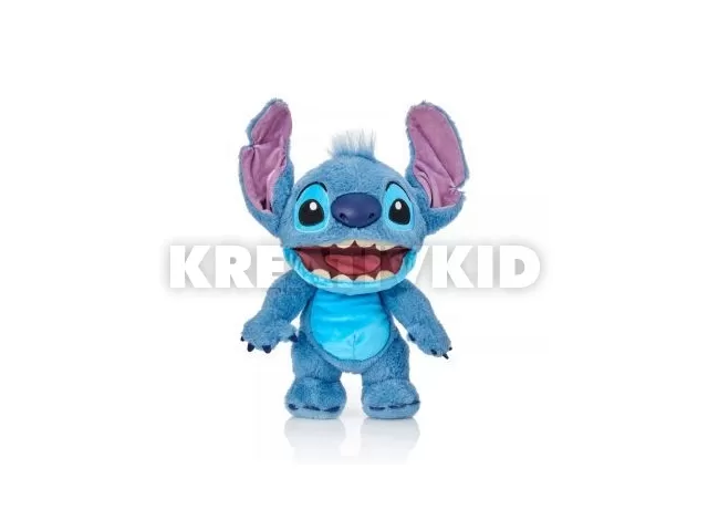 Stitch: Csevegő mini Stitch interaktív figura - 30 cm
