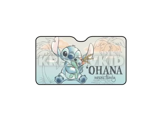 Stitch: Első napvédő autóba - 130 x 70 cm