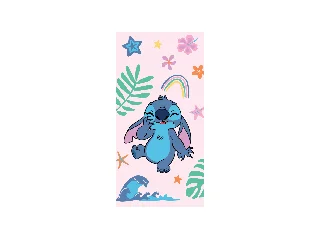 Stitch Fürdőlepedő 70x140cm 100% pamut