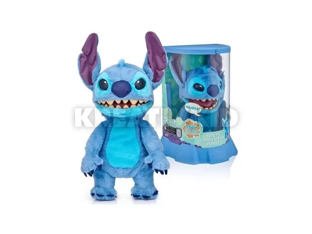 Stitch: Real FX Stitch interaktív plüssfigura - 45 cm