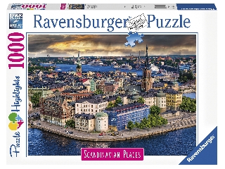 Stockholm, Svédország puzzle 1000 db-os