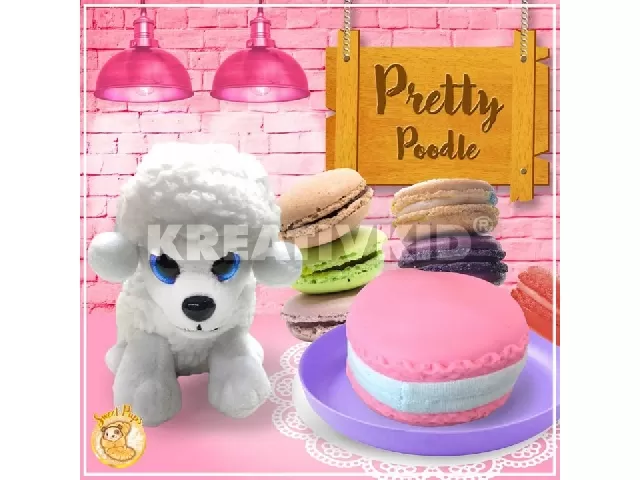 Süti kutyus kifordítható plüssfigura - Pudling