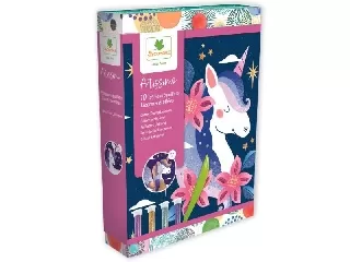 Sycomore Artissimo: Glitterkép készítő készlet - Unikornisok