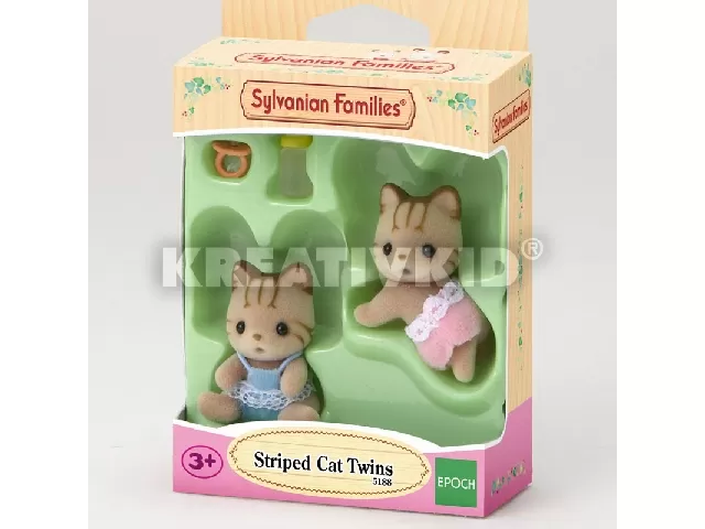 Sylvanian Csíkos Cica ikrek