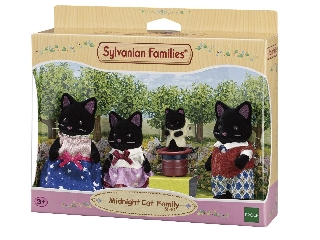 Sylvanian Families Fekete cica család