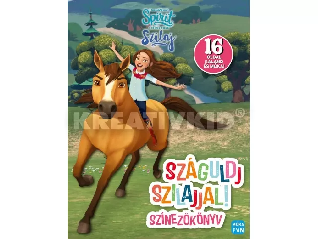 Száguldj Szilajjal! színezőkönyv