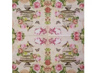 Szalvéta 33*33 cm 20 db/cs - DAISY Kalitka