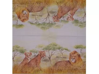 Szalvéta 33*33 cm 20 db/cs - IHR Oroszlán