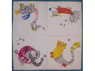 Szalvéta 33*33 cm 20 db/cs - IHR Vicces állatok