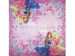 Szalvéta 33*33 cm 20 db/cs - RIETHMÜLLER Barbie Diamond Castle