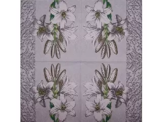 Szalvéta 33*33 cm 20 db/cs - TIFlair Liliom