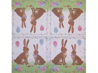 Szalvéta 33*33 cm 20 db/cs - TIFlair Nyuszi léggömbbel