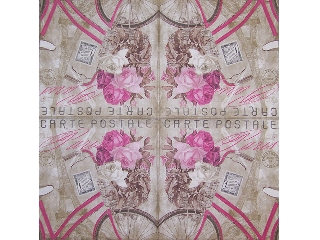 Szalvéta 33*33 cm 20 db/cs - TiFlair Párizsi bélyeg