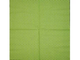 Szalvéta 33*33 cm 20 db/cs - TIFlair Zöld pöttyös