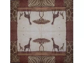 Szalvéta 33*33 cm 20 db/cs - TIFlair Zsiráfok