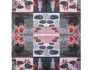 Szalvéta 33*33 cm 20 db/cs HOME Ázsiai stílus