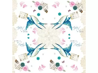 Szalvéta 33*33 cm 20 db/cs HOME Fecske