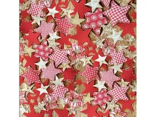 Szalvéta 33*33 cm 20 db/cs HOME Kézműves csillagok