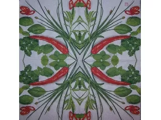 Szalvéta 33*33 cm 20 db/cs HOME Zöldfűszerek